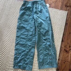 Free People Women’s Movement Stadium Pants Green  Size Small NWT $128